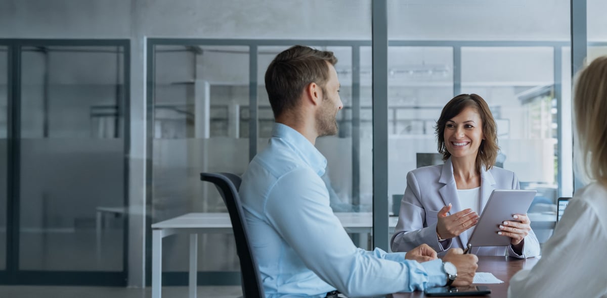 Professional team collaboration